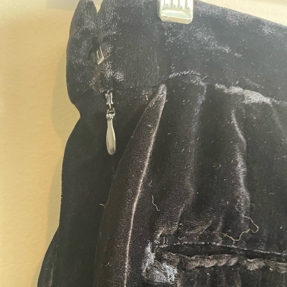 & Other Stories black velvet wide leg crop high waist culottes pants Women’s 4 - Picture 16 of 16